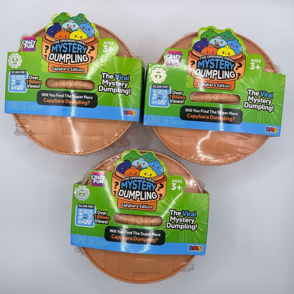 [3 PC] RMS - The Original Viral Mystery Dumpling: Capybara
Edition NEW Viral Toy